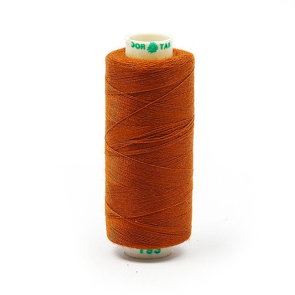 Нитки швейные бытовые Dor Tak 40/2, 366 м / 10 кат., 193 рыжий