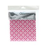 Ткань коллекция Jersey, 48х50см, 95% хлопок, 5% эластан Gutermann (890 ярко-розовый/узоры в ромбах), 647711
