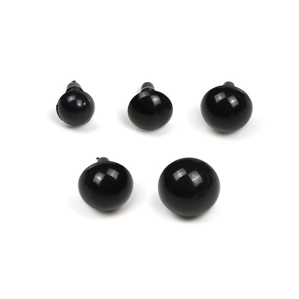 Набор глаз в органайзере винтовые пластик бусинки d7-18мм 48 шт с фикс №2