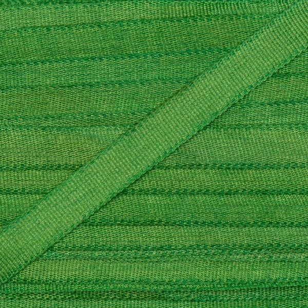 Лента (тесьма) шелковая 4.0 мм / 9.1±0.5 метров, 198/1 зеленый, Gamma SR-4