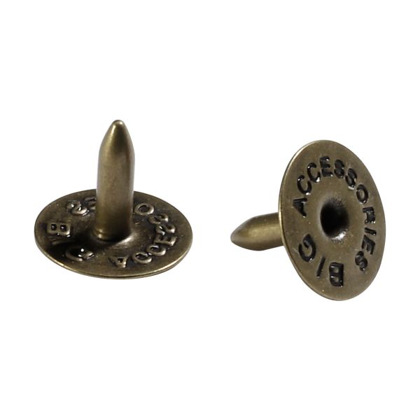 Гвоздь для хольнитена h=7.5 мм, BIG, латунь, 100 шт