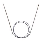 Спицы круговые ⌀2.5 мм, 80 см, 1 шт, серебристые, Prym 212114