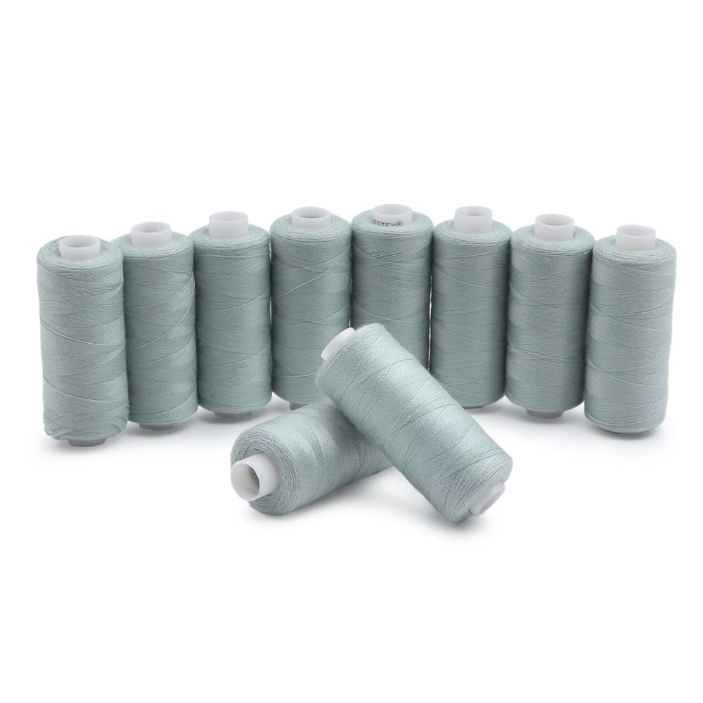 Нитки швейные бытовые Bestex 40/2, 365 м (400 ярд) / 10 кат., 195 серый иней