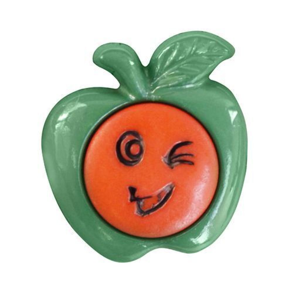 Украшения декоративные пуговицы Смешное яблоко, 48271 21мм 36 шт, 876/523 Украшения декоративные пуговицы Смешное яблоко, 48271 21мм 36 шт, 876/523