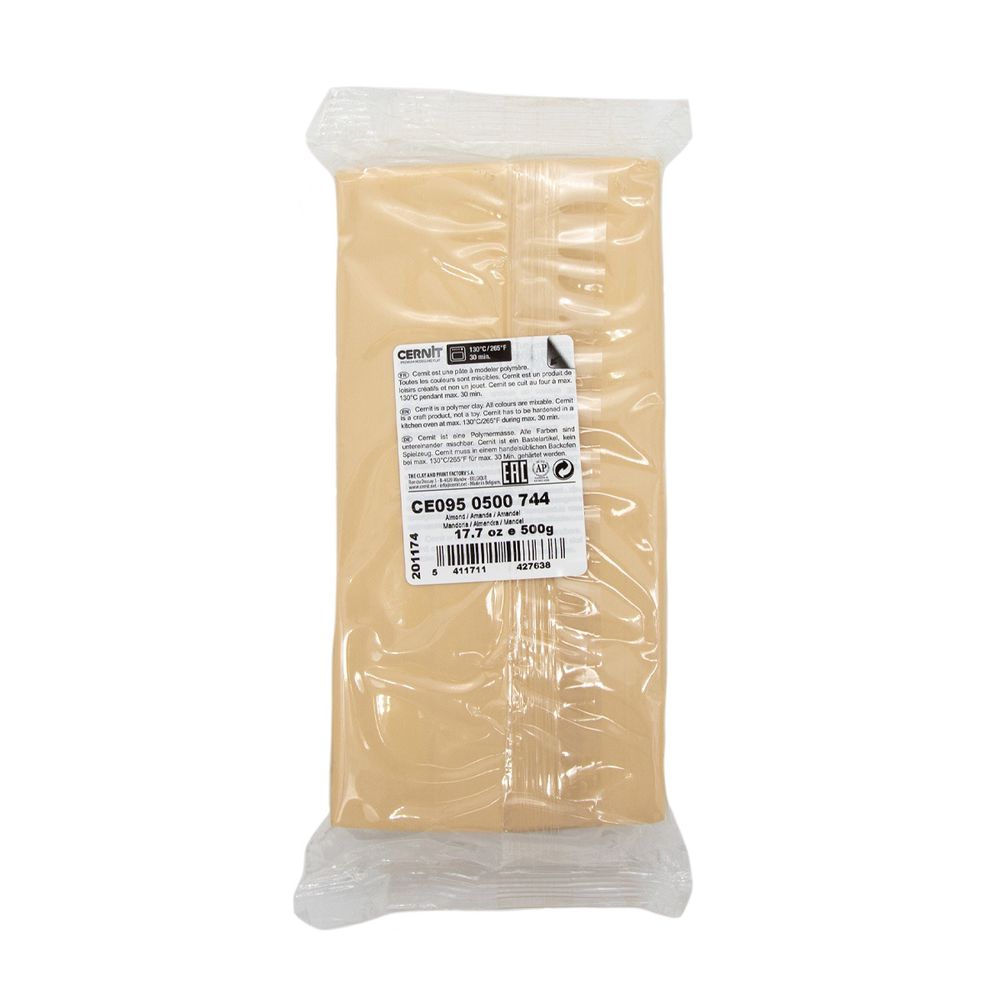 Полимерная глина Cernit Doll collection 500 гр, 744 миндальный