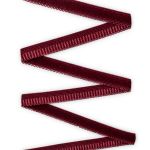 Резинка бельевая (ажурная) 10.0 мм / 50 метров, бордовый, 0310/49