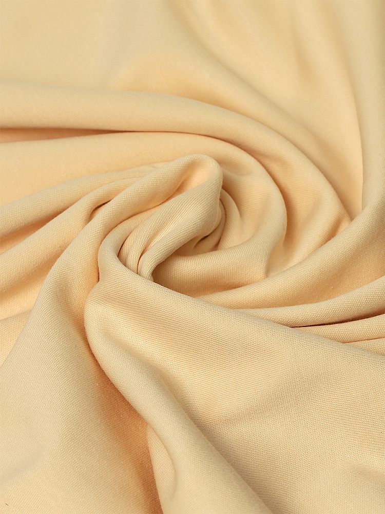 Трикотажная ткань 230 г/м², 185 см / 1 метр, TBY.ZD8662(52)-2, цв.52 бежевый