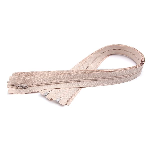 Молния спираль (витая) Arta Т5 (5 мм) 1 зам., разъем., 70 см, цв. 572 св.бежевый, уп.5 шт