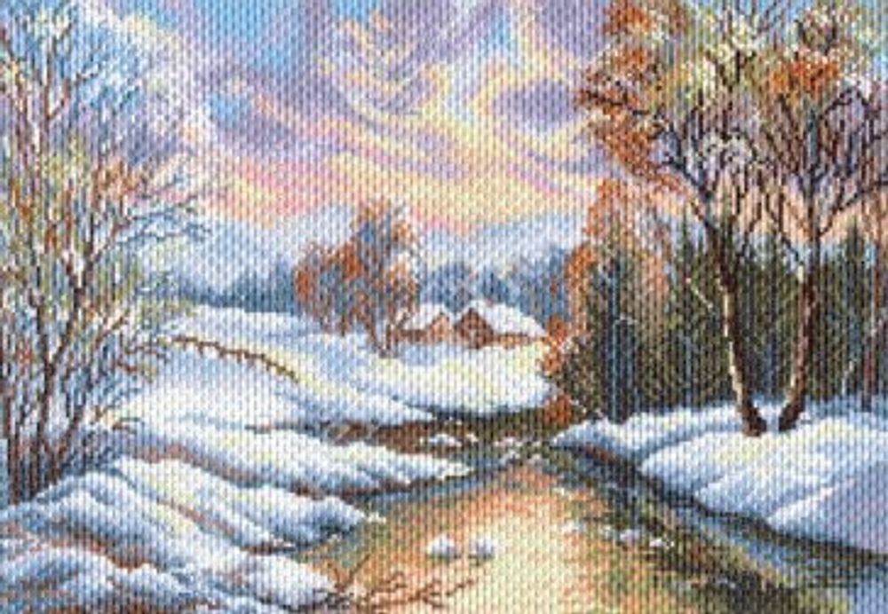 Набор для вышивания бисером Матренин Посад, 37х49 Ранняя весна Набор для вышивания бисером Матренин Посад, 37х49 Ранняя весна