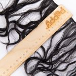 Трессы для кукол 15 см, 100 см, 22 г, 17 черный кофе, HobbyBe HAR-13