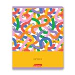 Тетрадь ученическая общая, глянцевая ламинация, A5+ 96 л. на скобе 60 г/м², белизна 100%, 5 шт, клетка в термоусадочной пленке, 000788 Рожицы, Светоч 96ТЕТк-004