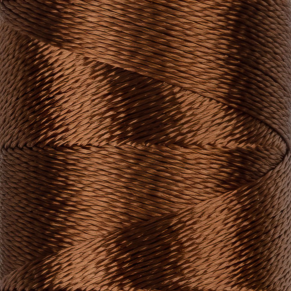 Нитки вышивальные Gamma V150/2, 10х200 ярдов, 183 м, 3216 коричнево-золотой