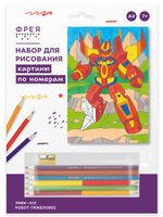 Картина по номерам Фрея, Робот-тяжеловес 29.5х20.5 см