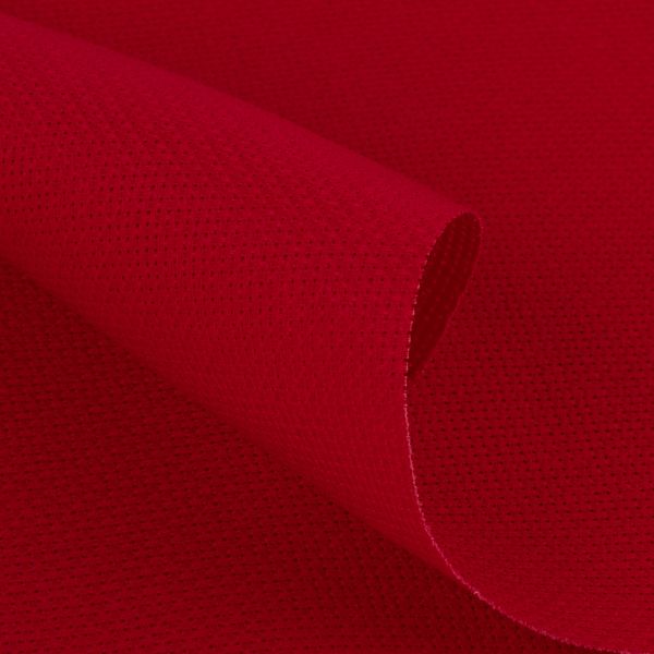 Канва Aida 14 ct, 150х100 см, 100% хлопок, красный, Gamma K04