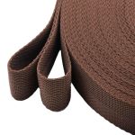 Стропа (ременная лента) 40 мм / 25 метров, толщ. 1.0 мм, [26.9 г/пог.м], 100% п/п, 21 коричневый