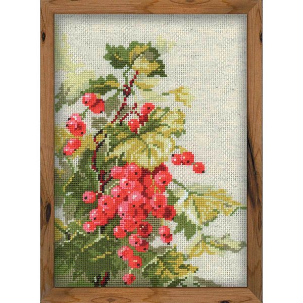 Набор для вышивания нитками Риолис, Смородина, 18х24 см