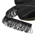 Бахрома отделочная 60.0 мм / 25 метров, 115 черный