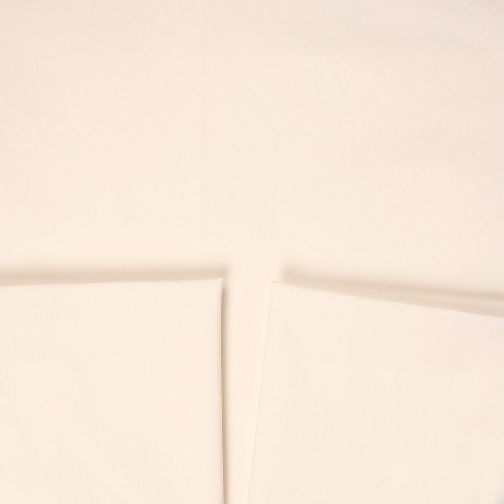 ТиСи (T/C) поплин стрейч 110 г/м², 150 см / 1 метр, TBY.TC.02.1, цв.айвори