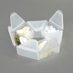 Контейнер для мелочей 9.1х9.1х2.1 см цв. в ассортименте