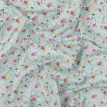 Ткань для пэчворка Peppy Весенний этюд, отрез 50х55 см, 146 г/м², ВЭ-14 голубой, Peppy