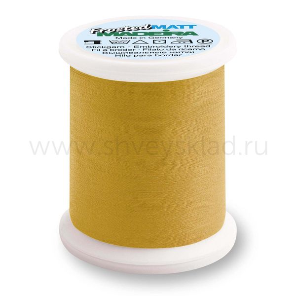 Нитки вышивальные супер матовые Madeira Frosted Matt №40, 500 м, цв. 7725, 9848, 1 катушка