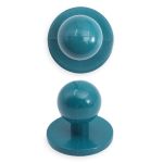 Пуговицы Пукли для поварских курток 12 шт, 10мм (d основания=18мм, h=16мм) (зеленый)