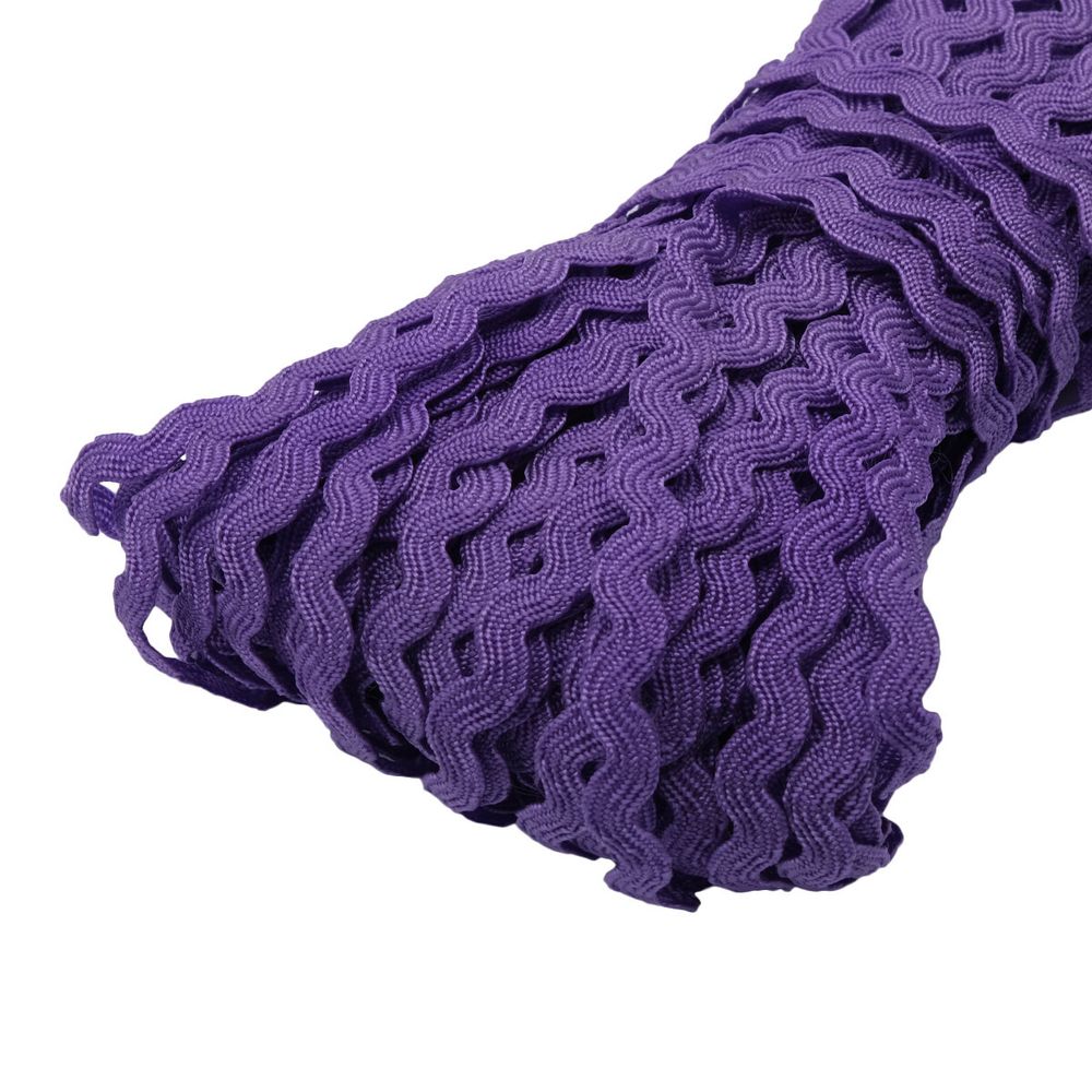 Тесьма вьюнчик 5мм / 20м (фиолетовый), С3582(С3581)