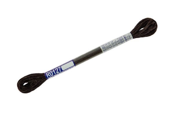 Мулине Gamma вискоза 100%, цв.R0127 т.шоколад, 12 мотков по 8 метров