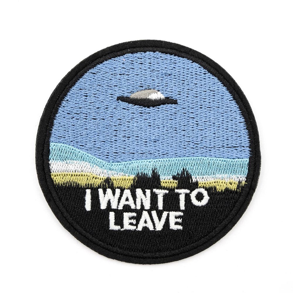 Термоаппликация I want to leave, 8х8см, Hobby&amp;Pro