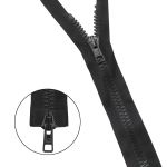 Молния трактор Arta Т6 (6 мм) 2 зам., разъем., 85 см, ОПТ. УП. 25 ШТ., 077 черный