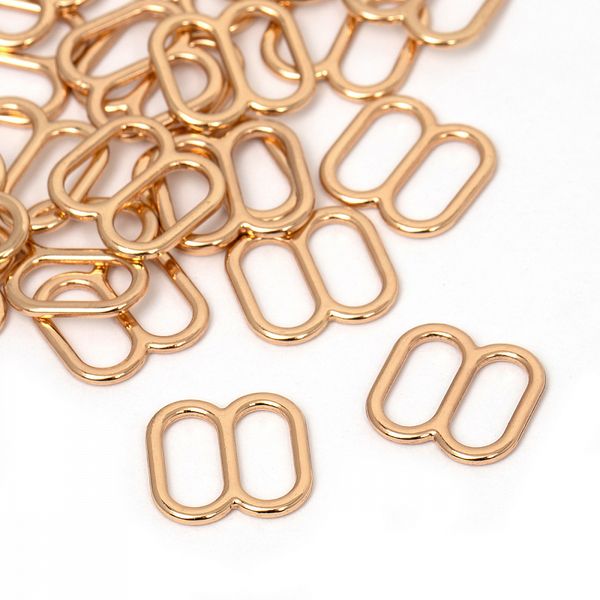 Рамки-регуляторы для купальника металл 10.0 мм, 810D.SW цв.золото, уп.100 шт