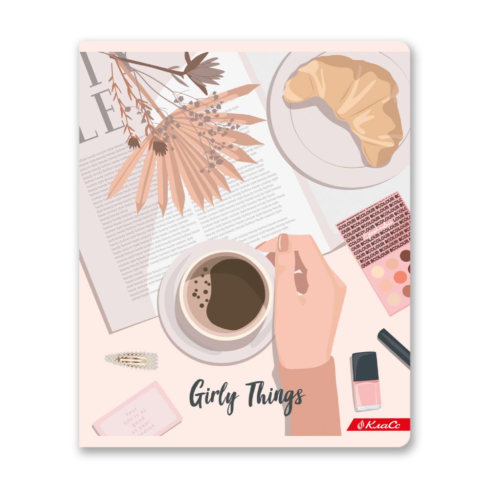 Тетрадь ученическая общая, твин лак, A5+ 96 л. на скобе, белизна 100%, 5 шт, клетка, 000340 Модница, Светоч 96ТСК5_8_3_1