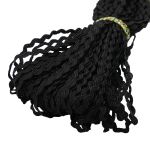 Тесьма вьюнчик, 3 мм, 30 метров (черный), 30 метров