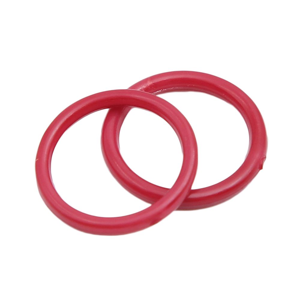 Кольца для бюстгальтера пластик ⌀12.0 мм, C520 т.красный, 100 шт