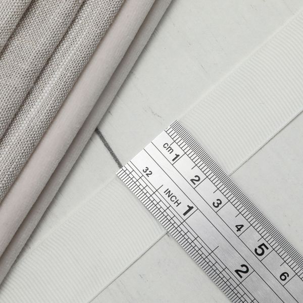 Лента репсовая (в рубчик) 25.0 мм, 047 молочный, уп.18,28 м