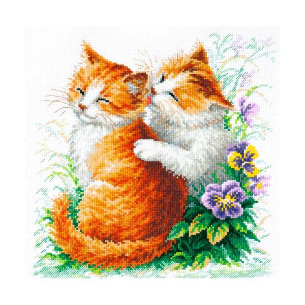 Набор для вышивания нитками Чудесная игла, Нежная забота!, 24х26 см