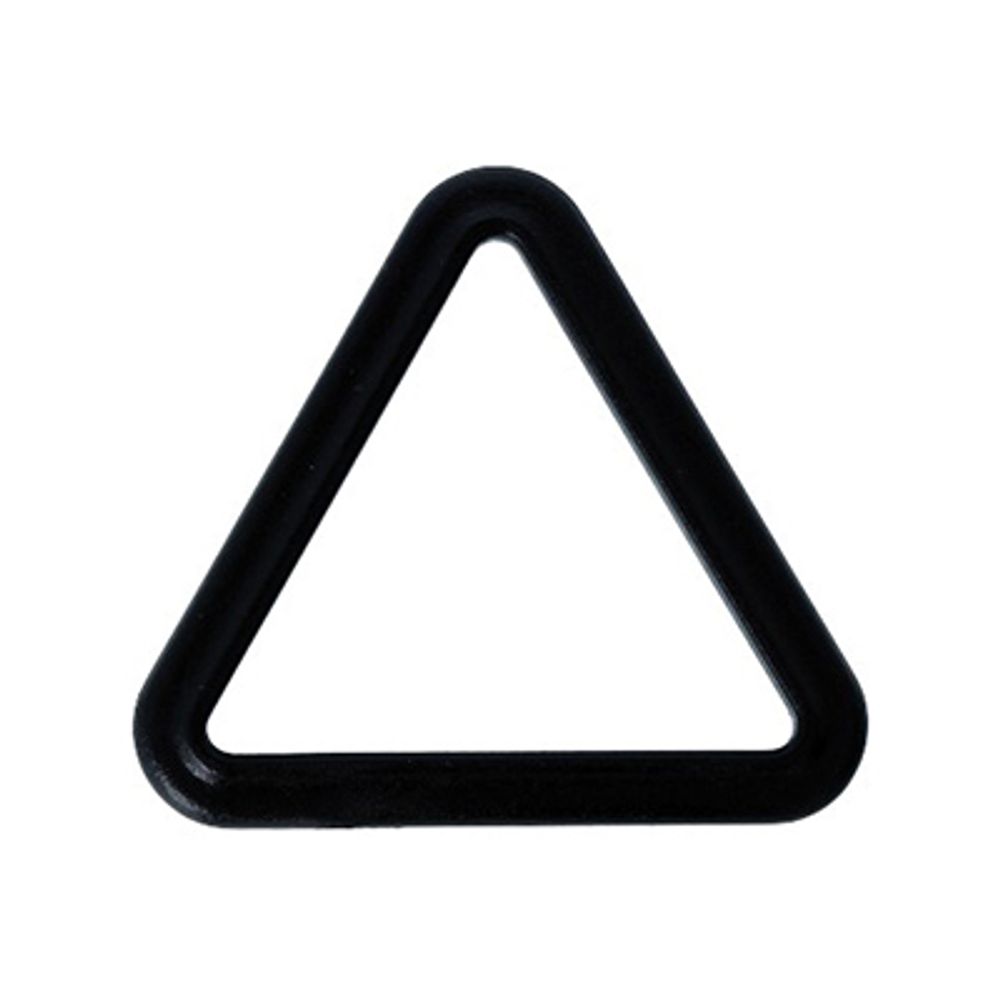 Рамка-треугольник пластик 38 мм, 100 шт, черный, Gamma TC31