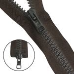 Молния трактор Arta Т6 (6 мм) 2 зам., разъем., 75 см, ОПТ. УП. 25 ШТ., 175 т.хаки