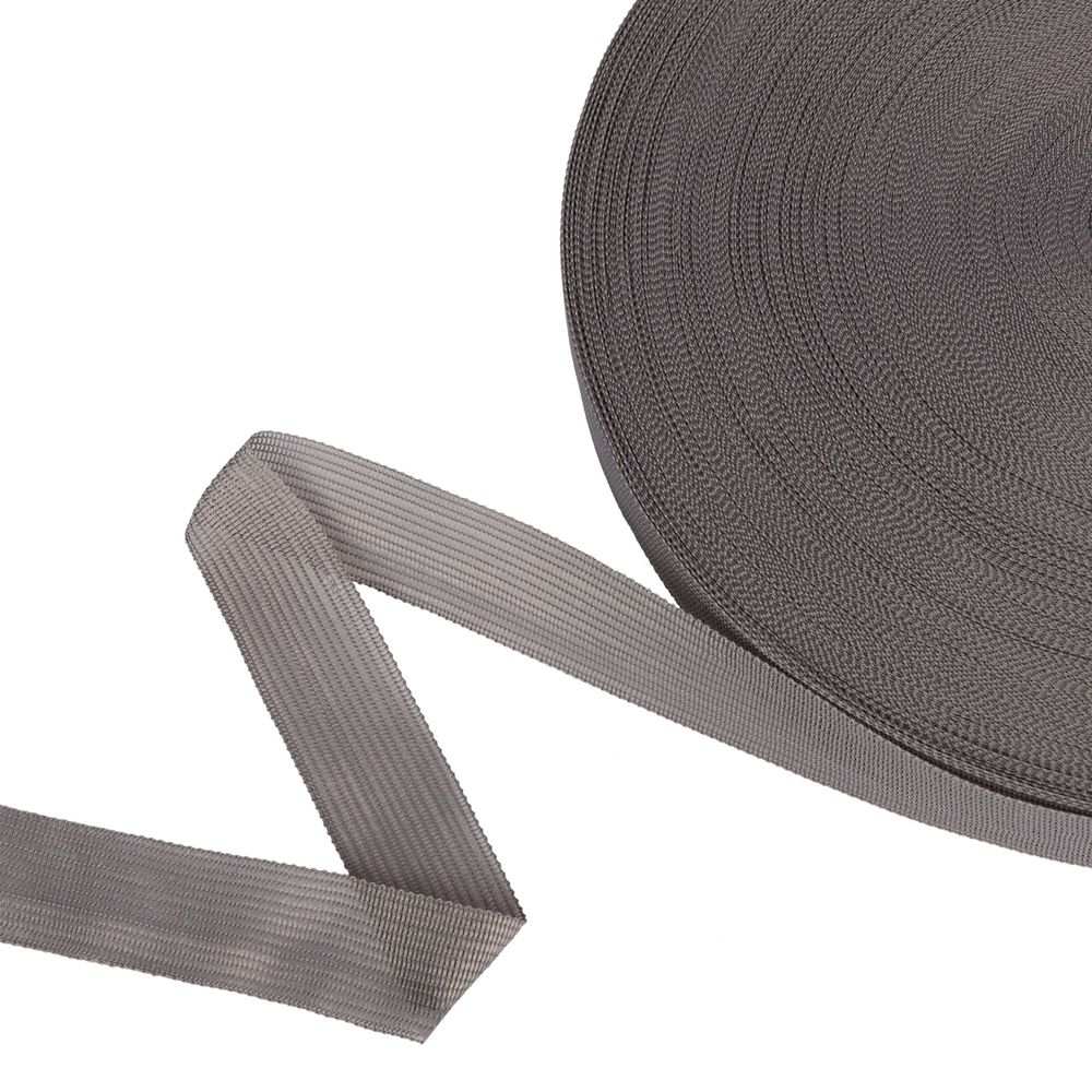 Тесьма (лента) окантовочная 22 мм / 100 метров, 340 св.серый, Gamma 022 О ЦВ