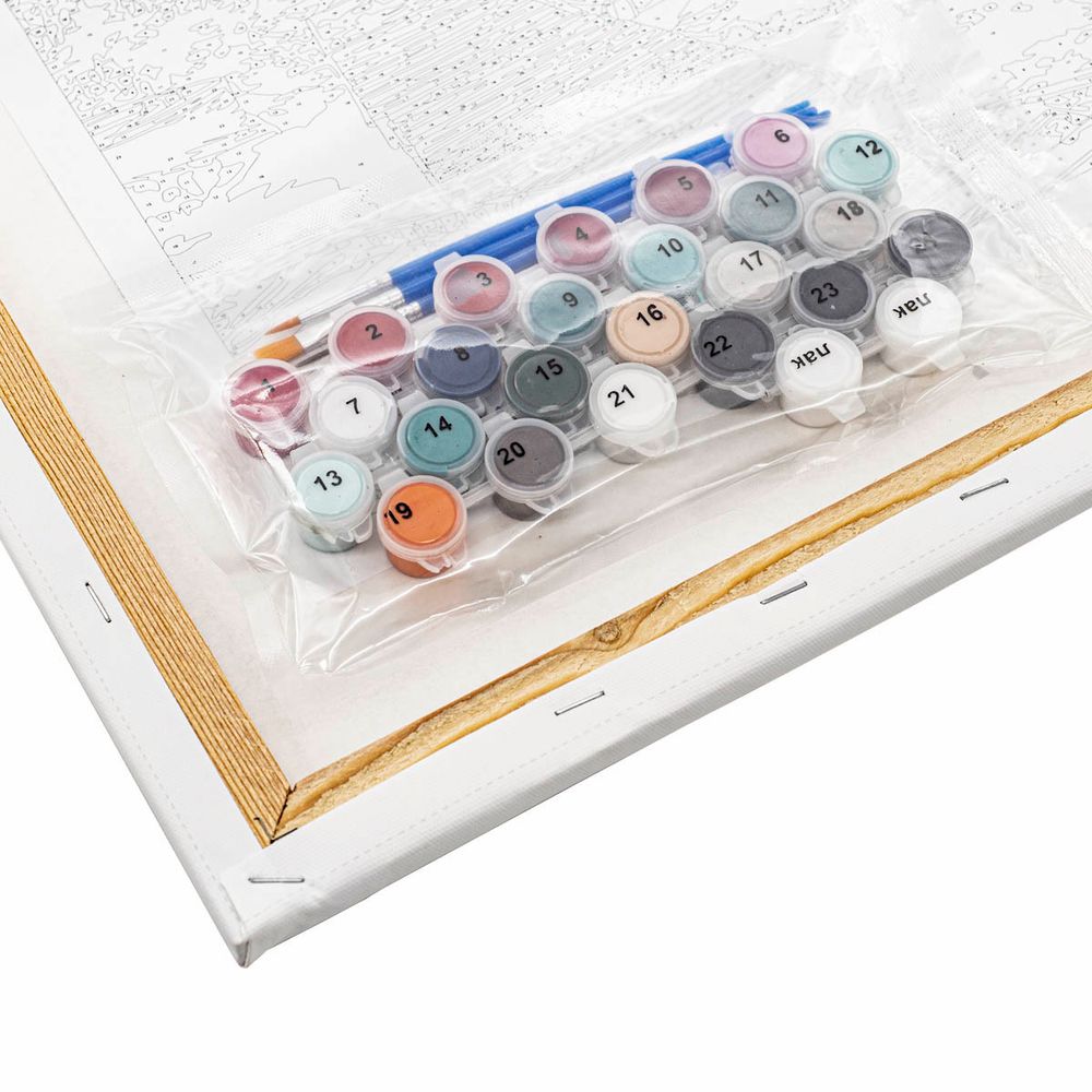 Картина по номерам Русская живопись, Тихое озеро 40х50см