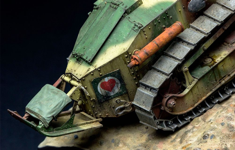 Модель сборная: танк, FT-17 LIGHT TANK (RIVETED TURRET) 1/35, Meng TS-011