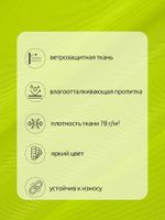 Оксфорд 200D PU1000 78 г/м², 150 см / 100 метров, 229 неон лимон