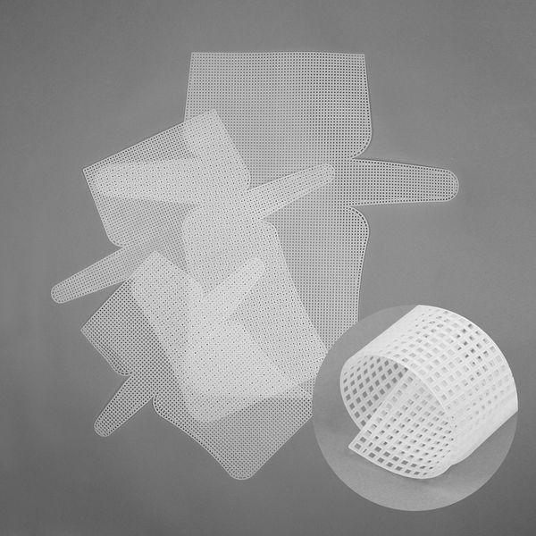 Набор канвы пластиковой для изготовления сумок КП-14, цв. прозрачный в комплекте 3 размера