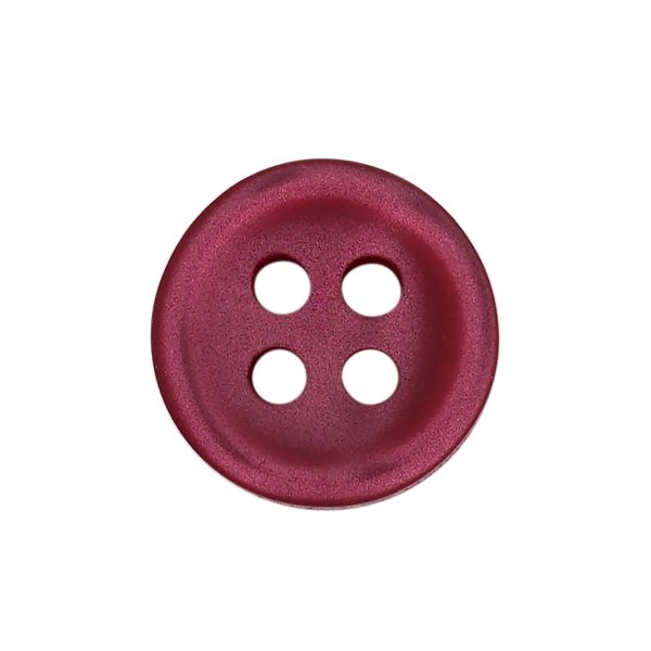 Пуговицы 4 прокола 18L=11 мм, col.04 бордовый, 72 шт, CBM-127