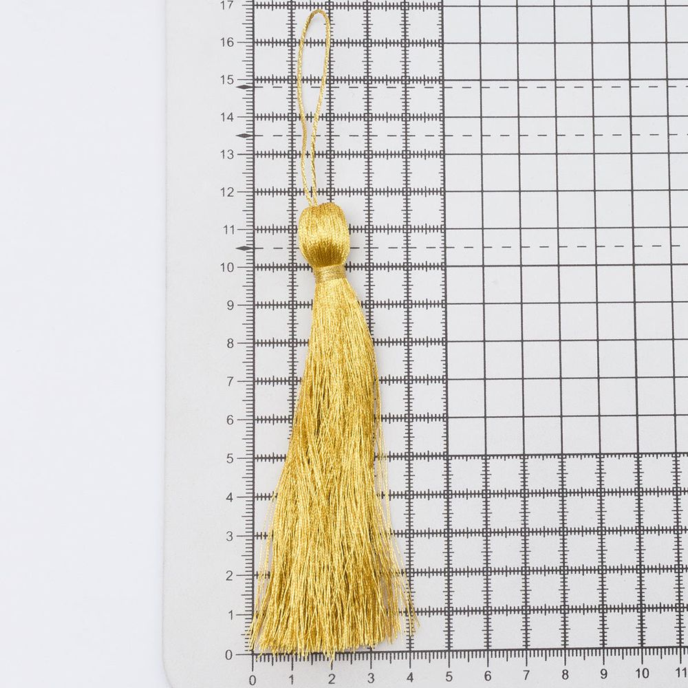 Кисти шторные 120.0 мм, метанит, золото, 5 шт