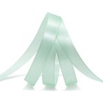 Лента атласная 1-сторонняя 12.0 мм / 22.86±1 метров, 097 св. бирюзовый, Globus