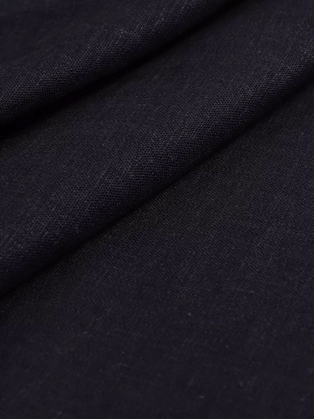 Льняная ткань 190 г/м², 140 см / 2 метра, TBY.Li.1002.10, 10 т.синий