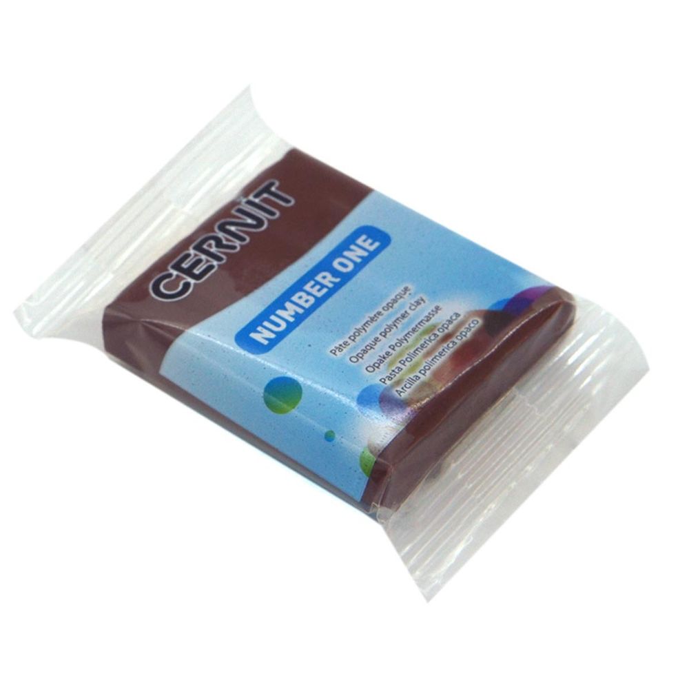 Полимерная глина Cernit №1 запекаемая, классическая 56-62 гр, 800 коричневый