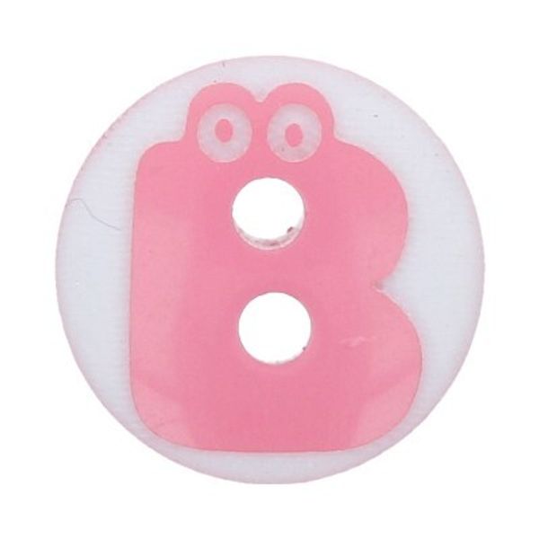 Пуговицы детские 10 мм, 36 шт, №D815 розовый, Gamma AY 9975