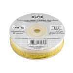 Лента капроновая (органза) 15.0 мм / 25 метров, 003 бл. кремовый/золото, Blitz ORT-15